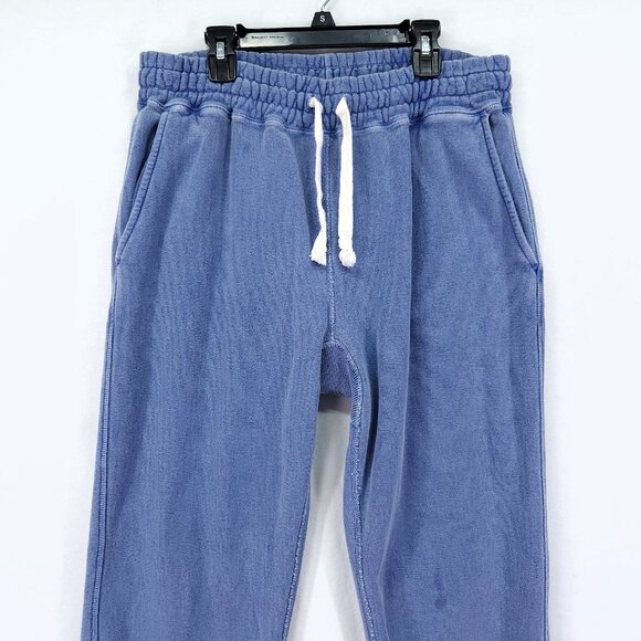 Todd Snyder Jogger Sweatpants Mens Medium Stretch Drawstring Blue Pockets - Picture 12 of 15